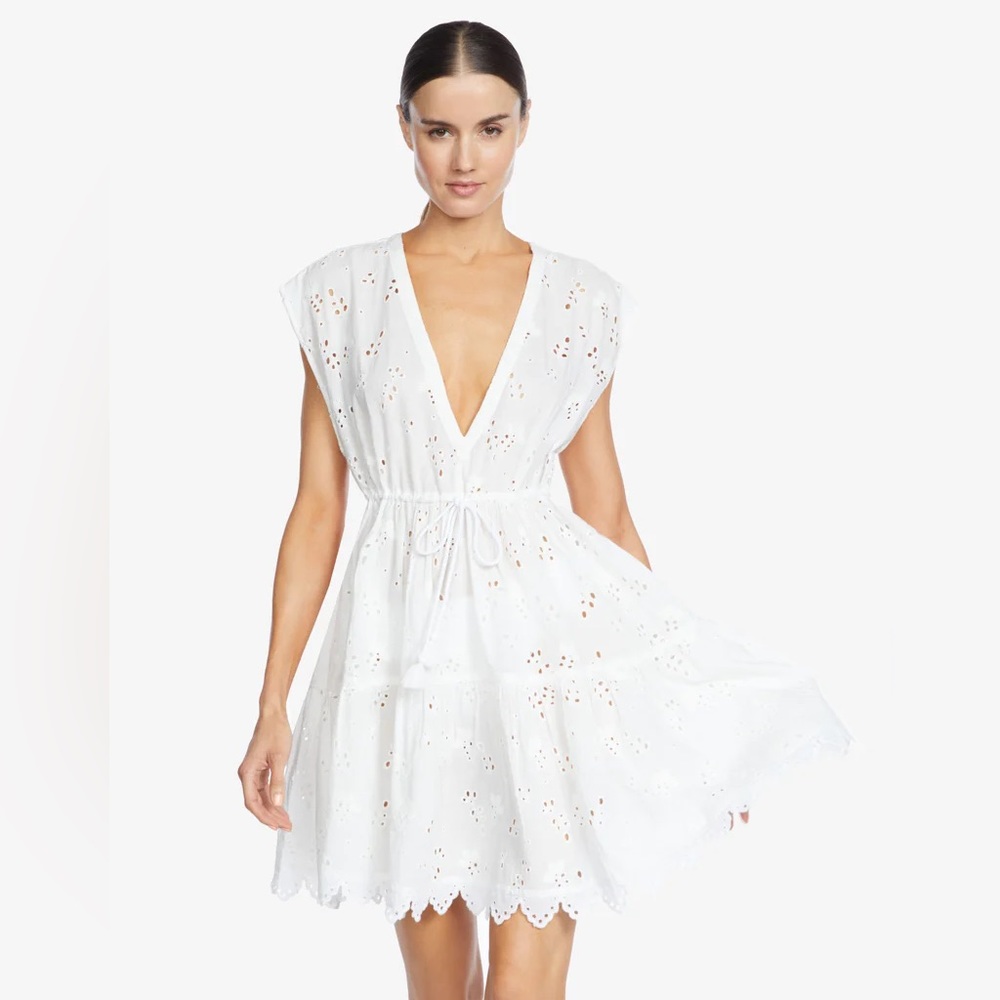 Eyelet dress cover up robin piccone